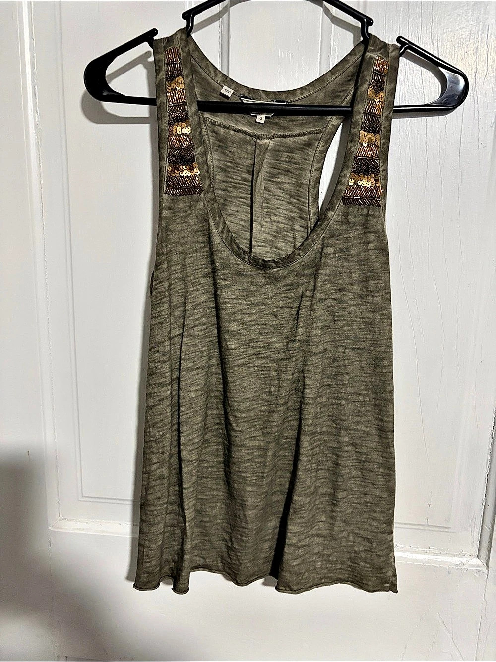 GUESS Tank Top Green Size Small